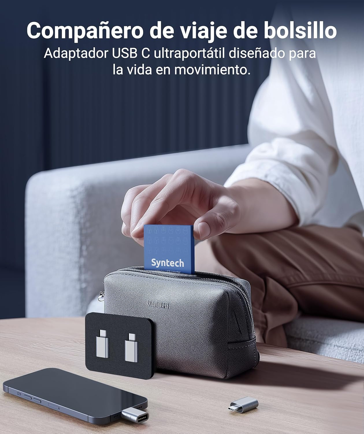 USB C to USB Adapter(2 Pack), USB-C Male to USB 3.0 Female Adapter Compatible with Iphone 15 Pro Max Macbook Pro Air 2023 Ipad Mini Pro Surface Pro and Other Type C or Thunderbolt 4/3 Devices