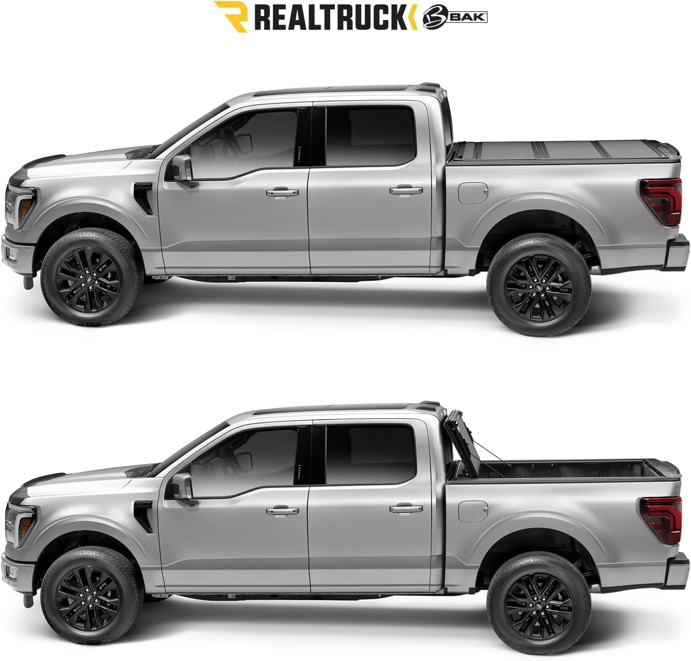 flip MX4 Hard Folding Truck Bed Tonneau Cover | 448329 | Fits 2015 - 2020 Ford F-150 5' 7" Bed (67.1")