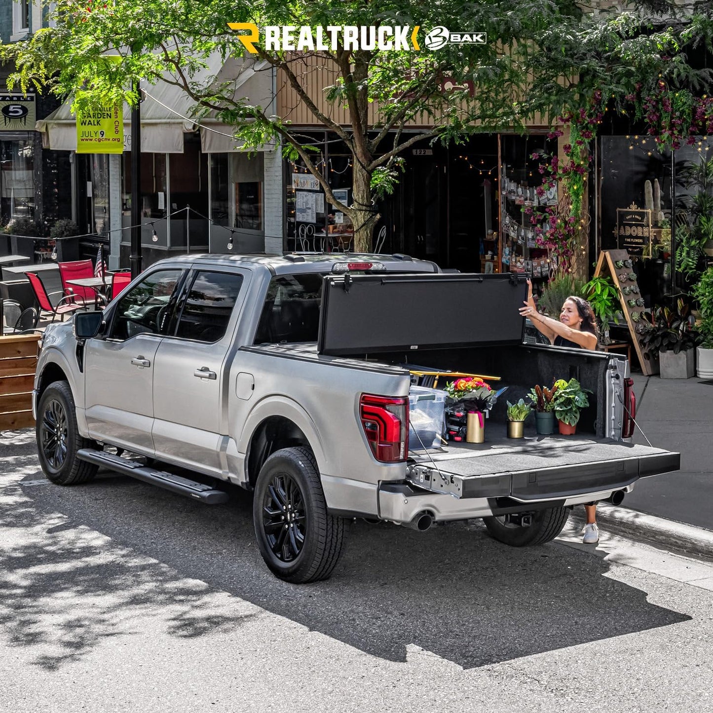 flip MX4 Hard Folding Truck Bed Tonneau Cover | 448329 | Fits 2015 - 2020 Ford F-150 5' 7" Bed (67.1")