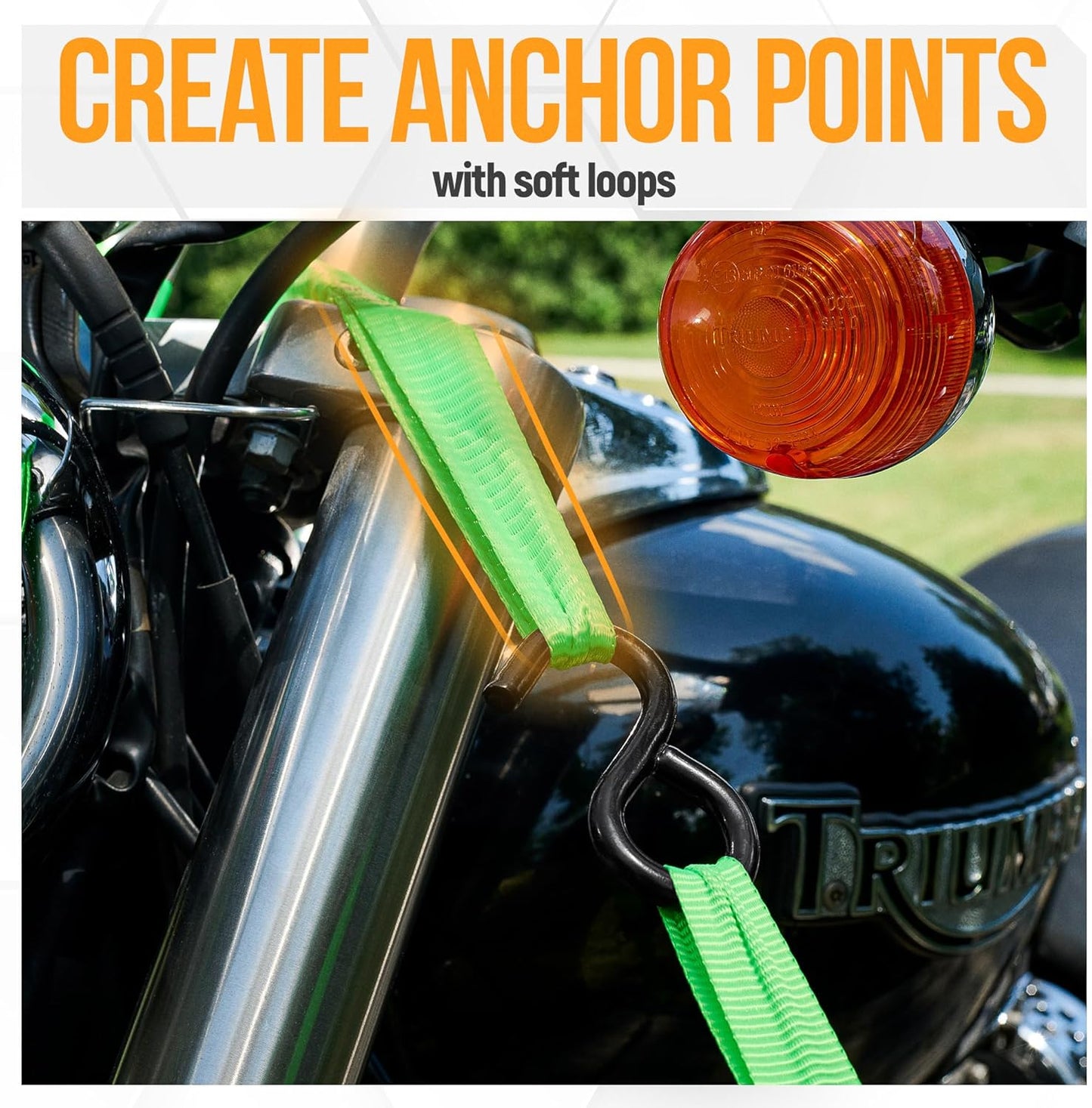 Ratchet Straps, Tie down Strap Set 1650Lb Break Strength, 4 Pack 15Ft X 1In, 4 Soft Loops, Moving Straps Tie Downs, Cargo Cam Buckles for Trucks, Carry Bag, for Men