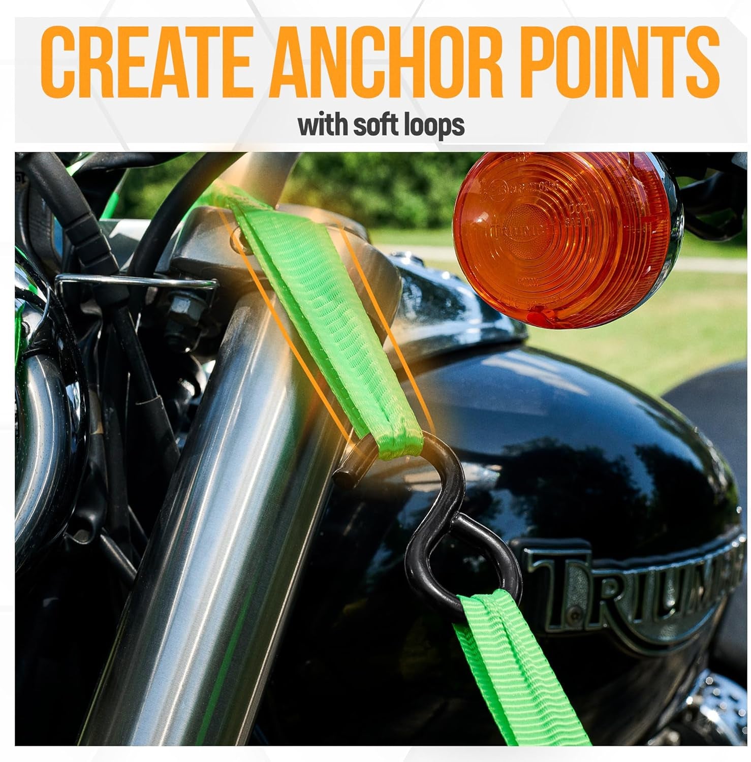 Ratchet Straps, Tie down Strap Set 1650Lb Break Strength, 4 Pack 15Ft X 1In, 4 Soft Loops, Moving Straps Tie Downs, Cargo Cam Buckles for Trucks, Carry Bag, for Men